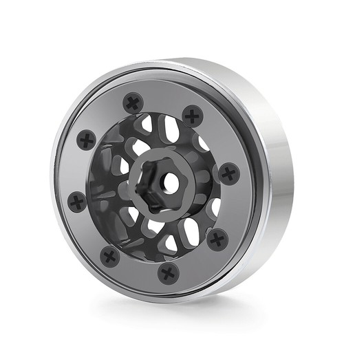 4PCS 1.0" Beadlock Wheel Rims Mud Tires for RC Crawler Axial 1/18 TRX4M SCX24 - Picture 9 of 14