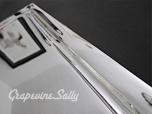 Piezas de estufa de colección estufa de madera de cuña pesada NUEVA CROMADA estufa plancha de cocina 11" W - Imagen 9 de 11