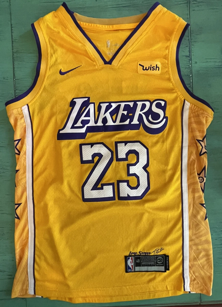 NIKE LAKERS LEBRON JAMES JERSEY LORE SERIES CITY EDITION VAPORKNIT