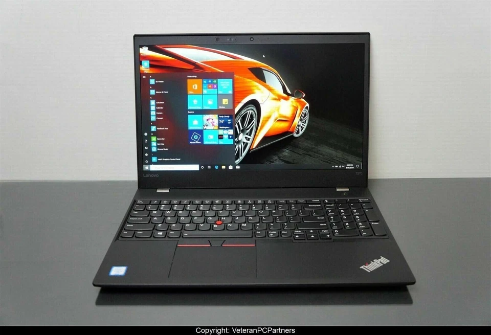 Portátil Lenovo ThinkPad T580 15.6" FHD i7 8ª Generación 32GB 1Tb NVME win 11 Pro cámara web Foto 4 de 4
