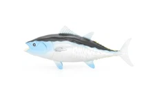 Bluefin Tuna, Fish, Figure, Realistic Rubber Model, Hand Painted Toy Figurine
