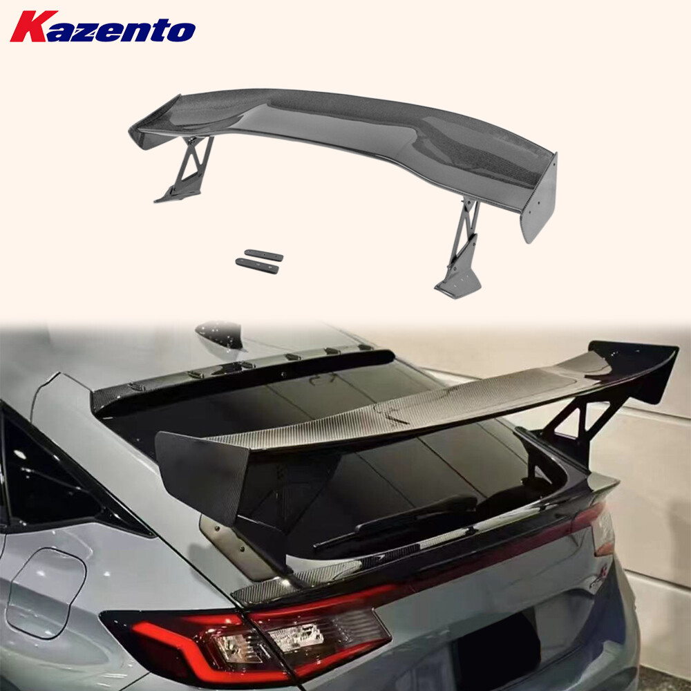 Rear Spoiler Wing VTX Style Carbon For Honda Civic Type R FL5