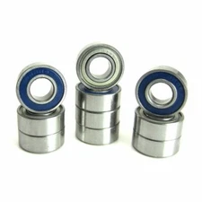 TRB RC 6x13x5mm Precision Ball Bearings ABEC 5 Hybrid Seals BLU (10)