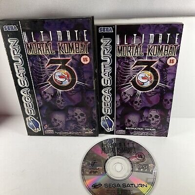  Ultimate Mortal Kombat 3 - Sega Saturn : Video Games