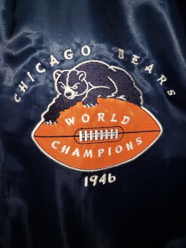 Starter G-III Chicago Bears World Champions 1946 Buttoned Down Lined Jacket - Picture 5 of 14