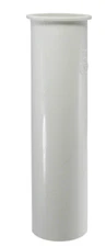 White Plastic Tubular 1-1/4-Inch by 4 3/4-Inch Plastic Flanged Sink Tailpiece…