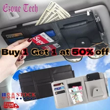 Car Sun Visor Pocket Organizer Personal Belonging Storage Pouch for Trucks Cars
