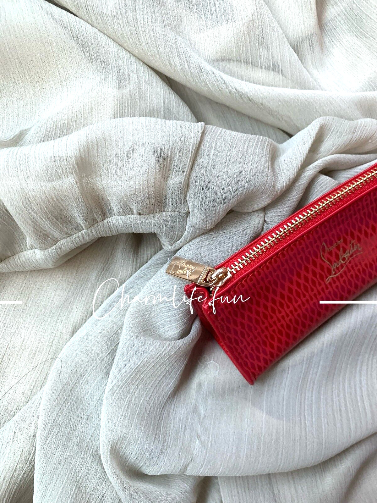 Christian Louboutin Beauty Small Size Lip Pouch Case makeup bag