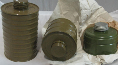 3 Gasmasken Filter  ABC Schutzkleidung ABC Schutzanzug  ABC-Ausrüstung Poppers