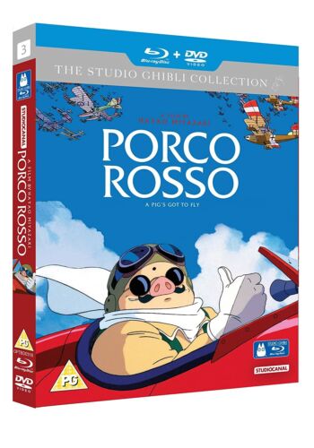 Porco Rosso (Blu-Ray + DVD) Ghibli Studios - REGION B - Afbeelding 1 van 2