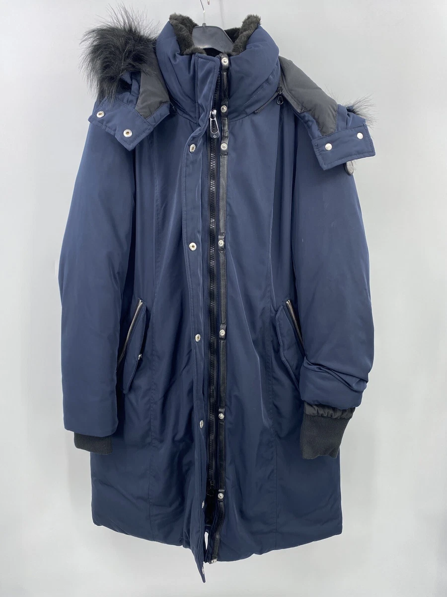 Noize of Canada Vegan Parka Kristel Winter Recycled Puffer Navy
