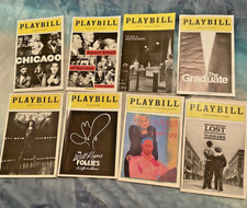 Lot of 8 Playbills Vintage Stage Plays