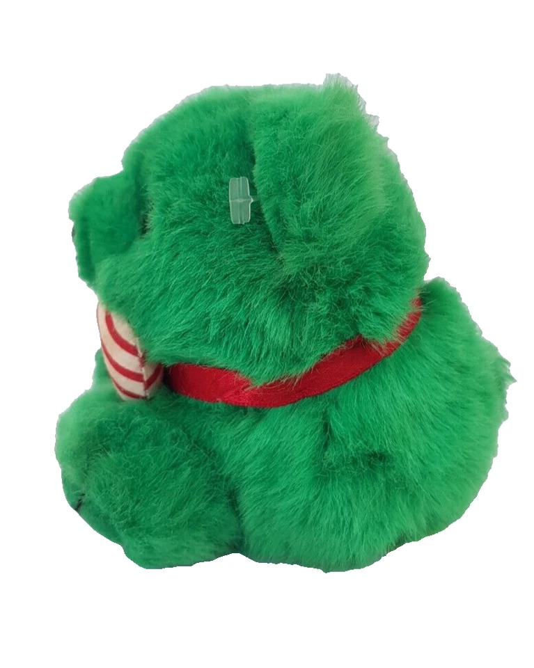 Dog Doll/Christmas Green Dog, Toys & Hobbies Stuffed Animals (4×4 in/1 pc.)cute! - Image 4 of 4