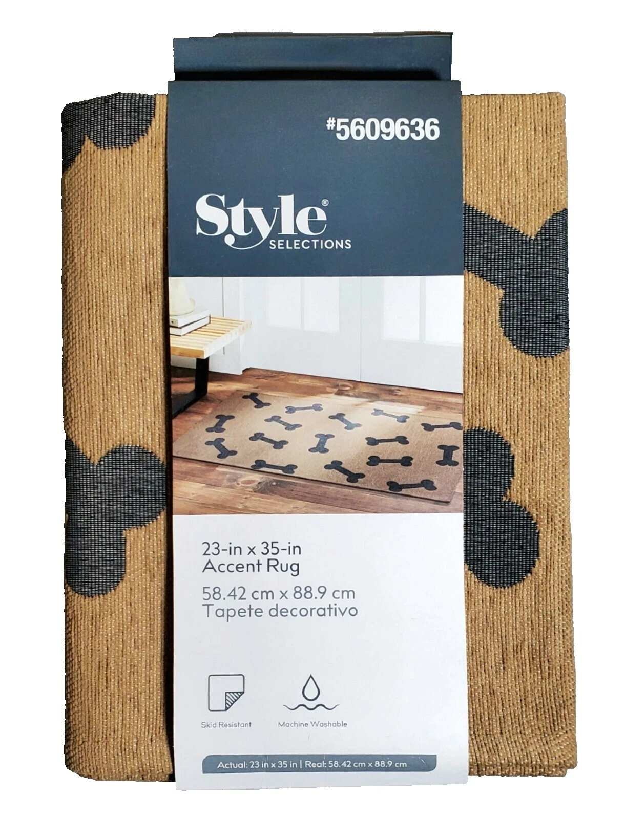 Puerta Cuadrado Estampado Animal Algodón tapetes y alfombras de piso