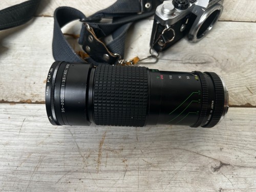 Pentax ME Super 35mm SLR Vintage Camera With Tokina 35-200mm Zoom Lens & Bag #A - Picture 8 of 11