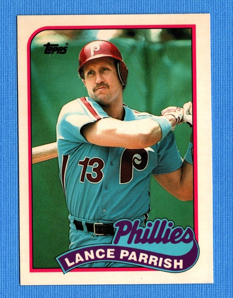 1989 Topps Tiffany #470 Lance Parrish Phillies