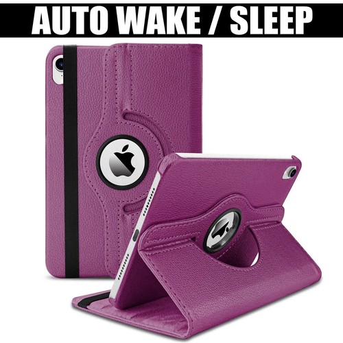 For iPad Pro 11/Air 11" 2024 Leather Stand Case Cover 360° Rotating Wake/Sleep - Picture 17 of 23