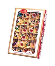 Kurt Adler 40MM Early Years Miniature Glass Christmas Ornaments 24 Piece Set