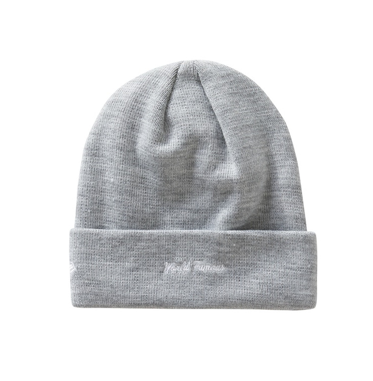 Supreme New Era Cross Box Logo Beanie Heather Grey FW20