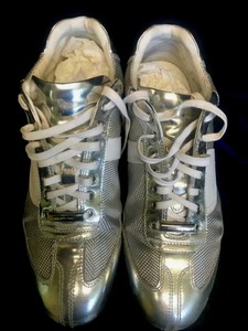 Christian DIOR scarpe da ginnastica D'ARGENTO, SCATOLA ORIGINALE, coperchio  antipolvere \u0026 Lacci di ricambio | eBay