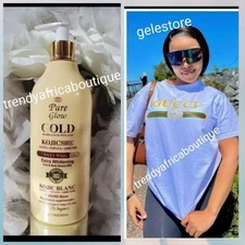GCC PURE GLOW Gold. RADIANCE Polish. Face & Body Lotion. 💯 Organic 👌