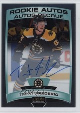 2019-20 O-Pee-Chee Platinum Rookie Autos 2020-21 Update Trent Frederic Auto f0l