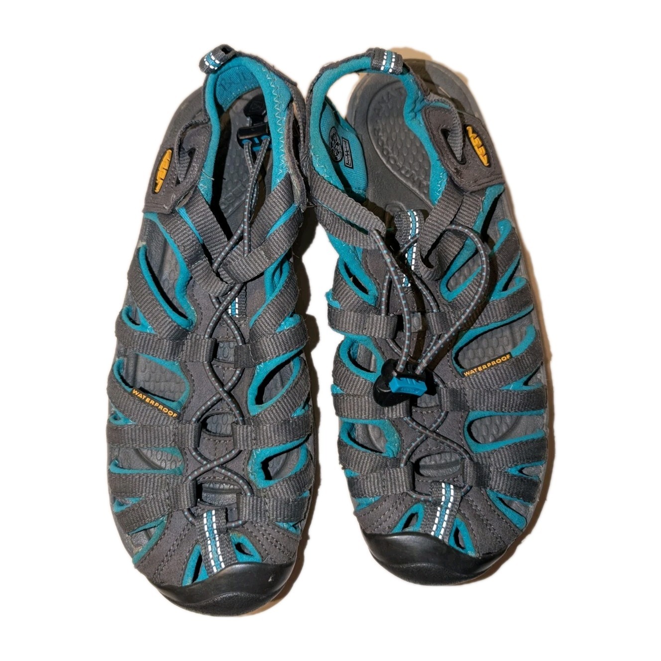 Sandali sportivi Keen Whisper donna 7 grigio acqua impermeabili scarpe da trekking acqua