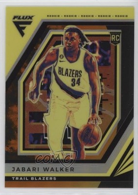 2022 Panini Flux Rookies Solar Eclipse Prizm 17/49 Jabari Walker Rookie RC 0c2