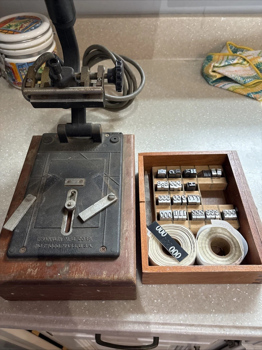 Vintage Embossing Machine for sale | eBay