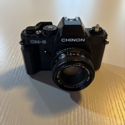 Chinon CM-5 SLR with 50mm F1.9 Lens 