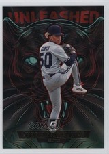 2025 Panini Donruss Unleashed Green Laser Jurrangelo Cijntje #14 1n5