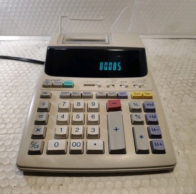 Sharp EL-1801V Printing Calculator