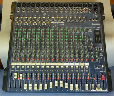 #ad Yamaha MG 206c Mixing Console for Parts or Repair w generic power supply $49.00