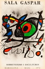 Joan Miro: Sobreteixims And Sculptures - Original Signed Lithograph