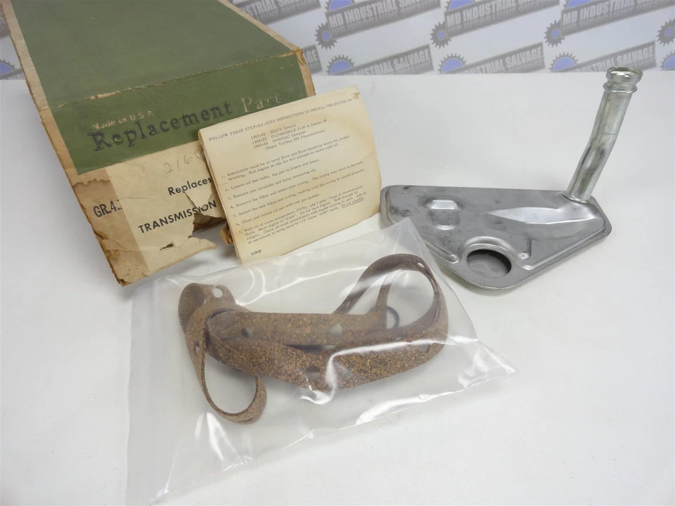 1964-1968 BUICK OLDS PONTIAC TRANSMISSION OIL FILTER 1374649 PF-170 NOS NORS NEW - Image 3 of 4