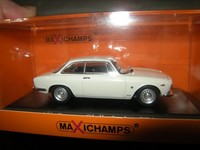 1:43 Maxichamps Alfa Romeo Giulia Sprint Gta 1965 White/Weiss In Ovp