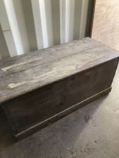 1 - Vintage Wooden Storage Chest - Tool Box