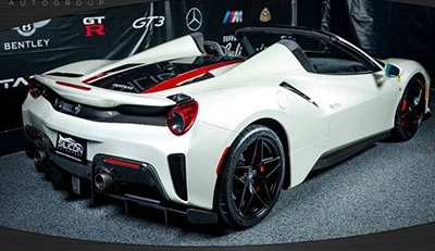  The 488 Pista, a track car for the street, sold for a stunning $649,880.