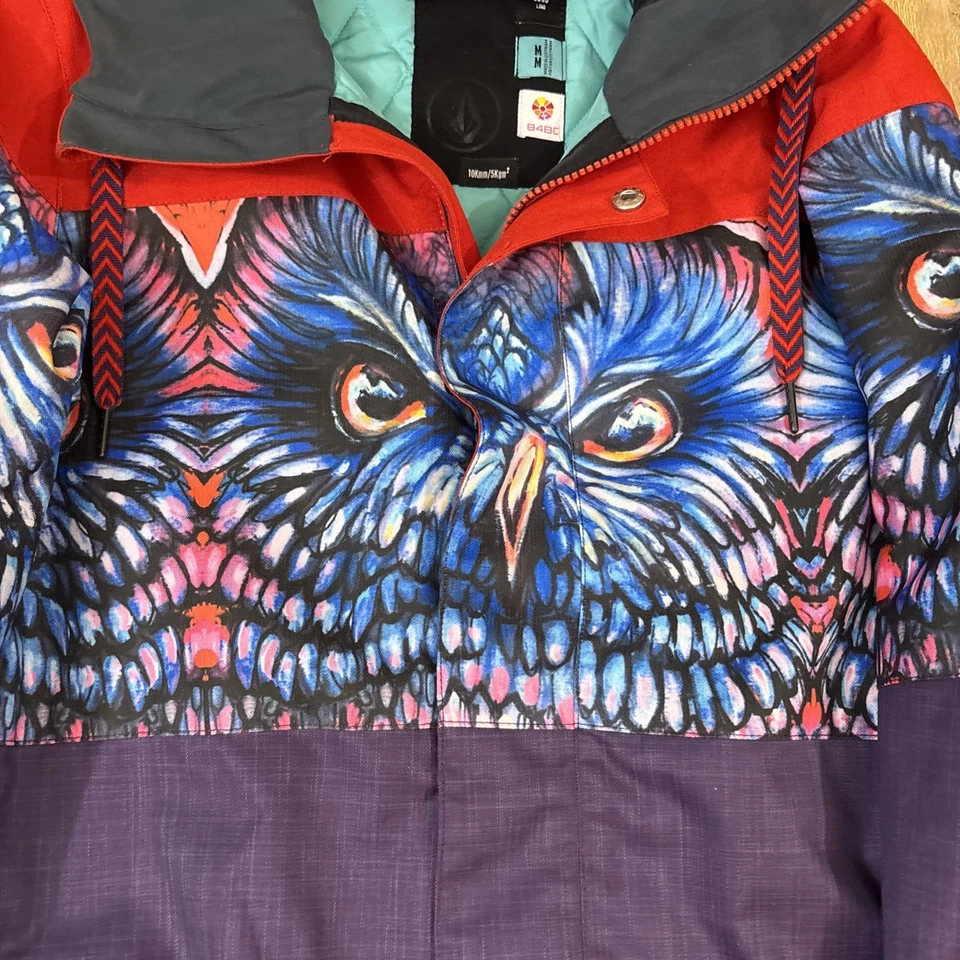 Volcom сноуборда лыж куртка женщин средний сова акт изолированный длинный H0451608 - Изображение 4 из 4