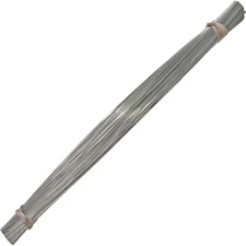 Tag Wire, 12 Inches Long, 26 Gauge Galvanized Annealed Steel, 1000 Pieces per