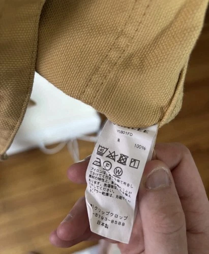Auralee Cotton Canvas Chore Jacket Made in Japan (Yellow) image 5
