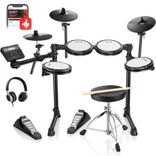  Donner DED-200 Lite E-Drum Set mit Drumhocke...