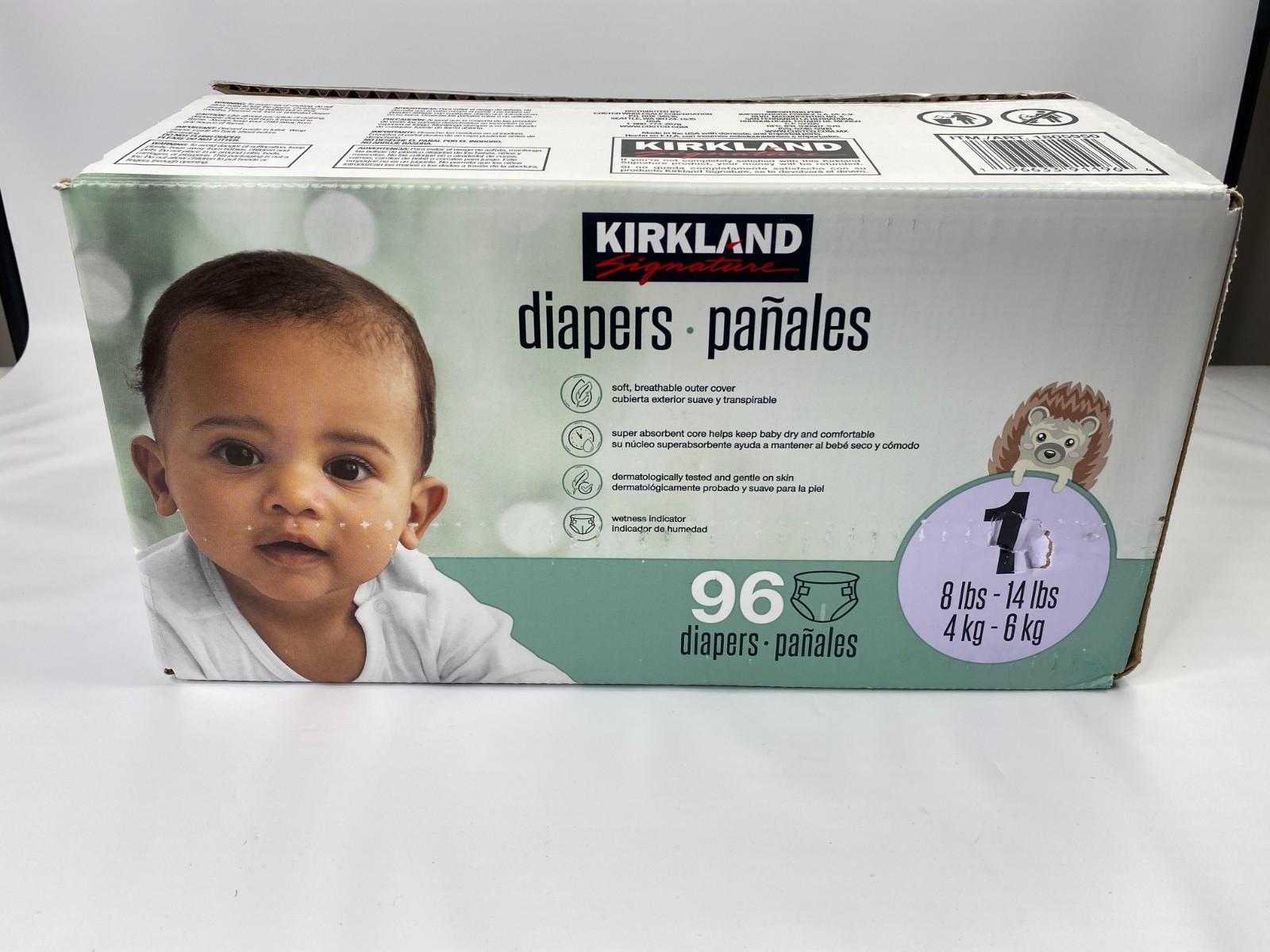 S Size 1, Hypoallergenic, Breathable, 95 Ct *read*