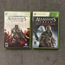Xbox 360 Assassin’s Creed Bundle of 2 (II & Revelations) Scratch-Free