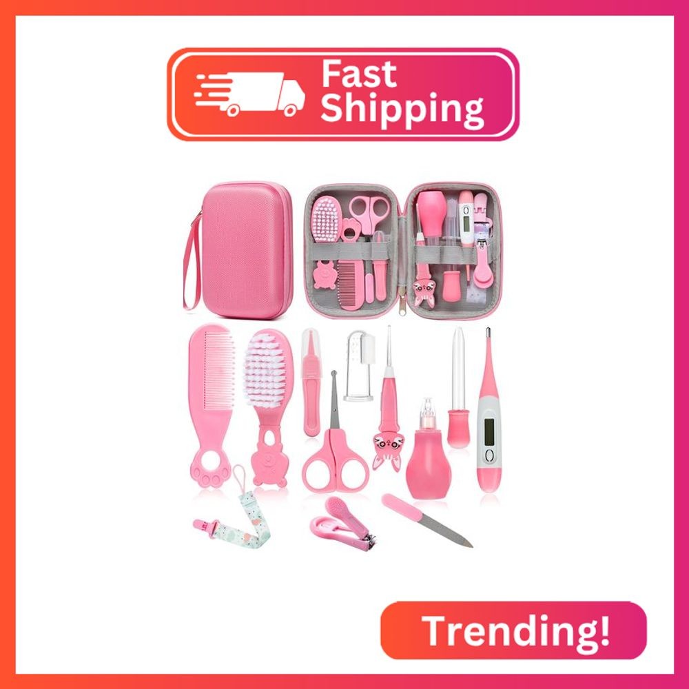Baby Healthcare and Grooming Kit, Safety Newborn Nursery Baby Care Kit, with Hai