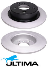 REAR SOLID DISC BRAKE ROTOR SET FOR BMW 2 SERIES 218I B38A15A 1.5L I3 SUITS F45
