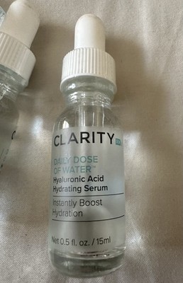 Clarity RX Daily Dose of Water Hyaluronic Acid Hydrating Serum 0.5oz/15mL Sealed