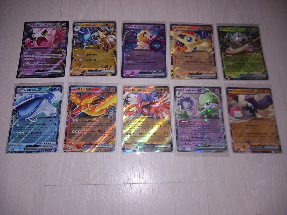 Lotto Carte Pokemon Ita Rare Holo Lucario Ex Set Misti  No Charizard Mew 151  - Immagine 2 di 4