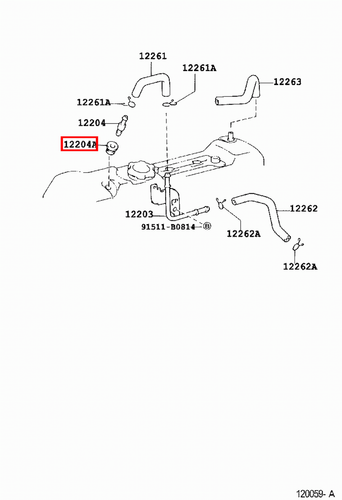 Genuine Crown JZS173 JZS171 JZS153 JZS151 JZS141 2.5 PCV Valve Rubber Grommet x2 - Picture 18 of 20