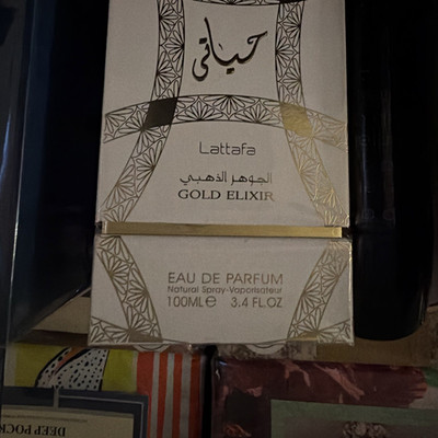 Lattafa Gold Elixir Eau de Parfum Spray Fragrance 3.4 fl oz Regular Size